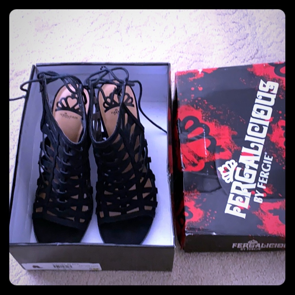 Fergalicious by Fergie peep toe sandals